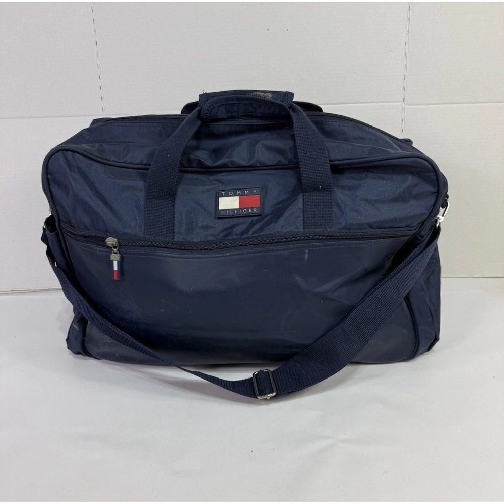 Tommy Hilfiger Carry On Duffel Bag Travel  Luggage Weekender‎ Logo